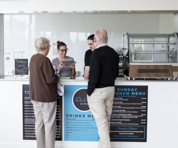 The Village Retirement Home, Redcliffe, Qld.Cafe at the Village
